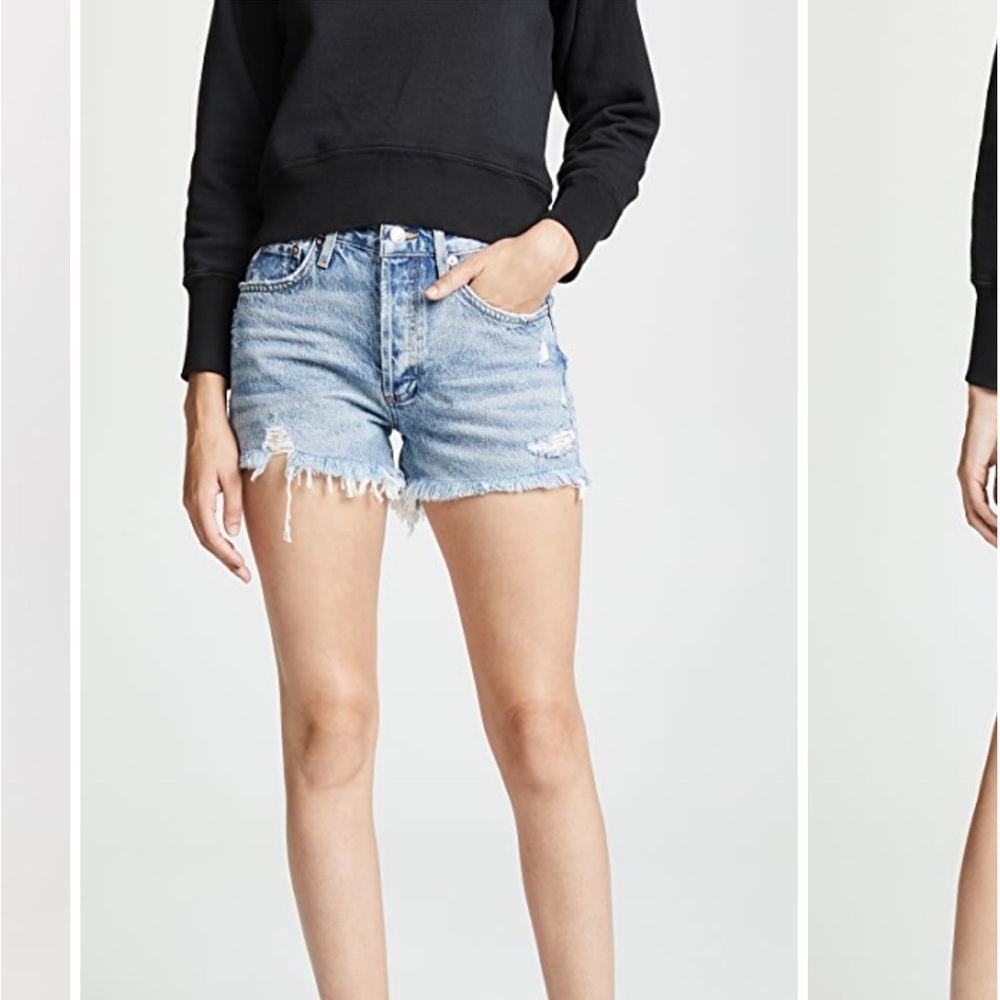AGOLDE Parker Vintage Loose Fit Cutoff Shorts
